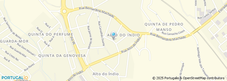 Mapa de Rua José Domingos dos Santos