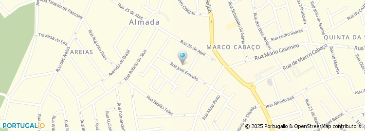 Mapa de Rua José Estêvão