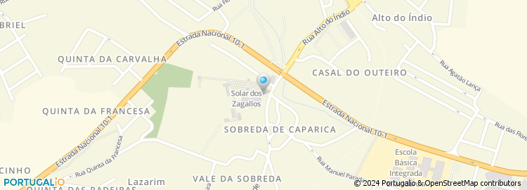 Mapa de Rua José Morgado