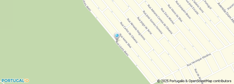 Mapa de Rua Laura Alves