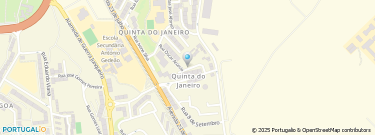 Mapa de Rua Laura Alves