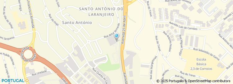 Mapa de Rua Luís Piçarra