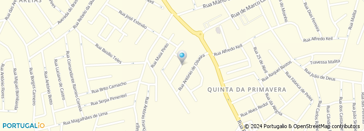 Mapa de Rua Luz de Almeida
