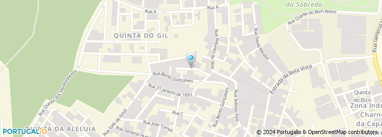 Mapa de Rua Manuel Alves