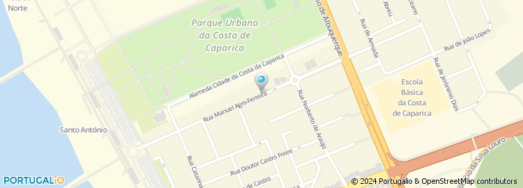 Mapa de Rua Manuel de Agro Ferreira