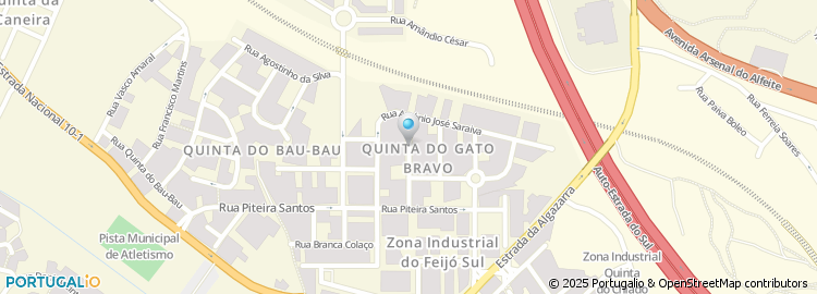 Mapa de Rua Manuel Ferreira