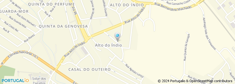 Mapa de Rua Moura Pinto