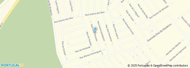Mapa de Rua Pablo Picasso