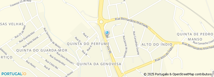 Mapa de Rua Padre Roberto Sequeira