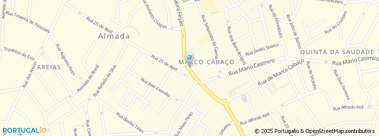 Mapa de Rua Palmira Bastos