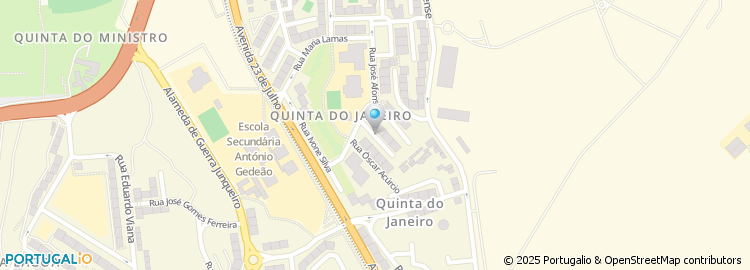 Mapa de Rua Palmira Bastos