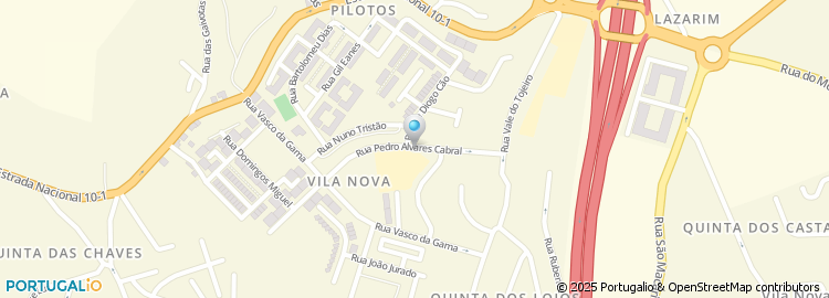 Mapa de Rua Pedro Álvares Cabral