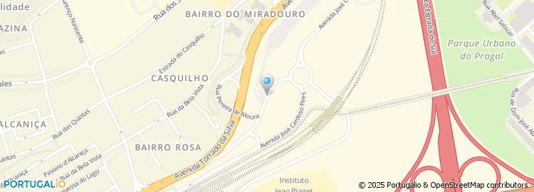 Mapa de Rua Pereira de Moura