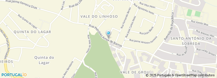 Mapa de Rua Petrónio Amor de Barros