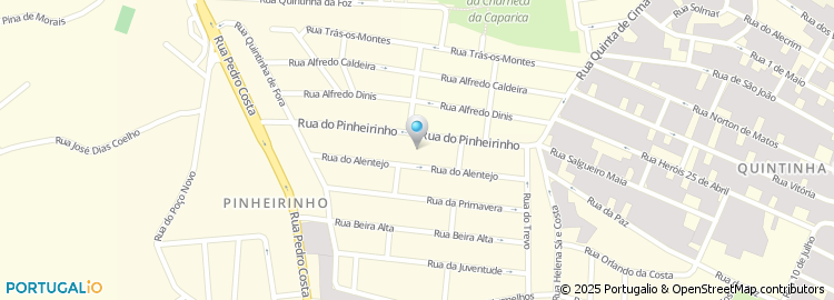 Mapa de Rua Projectada à Rua Cidade de Almada