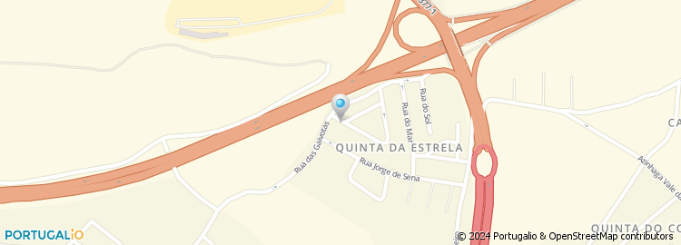 Mapa de Rua Quinta da Estrela