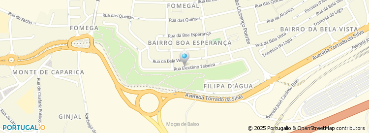 Mapa de Rua Quinta da Filipa de Água