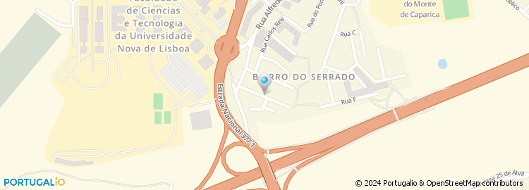Mapa de Rua Quinta das Amoreiras