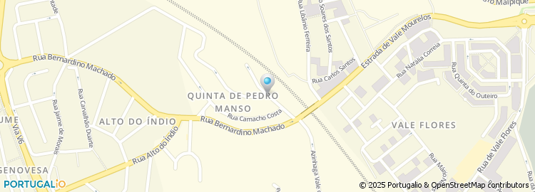 Mapa de Rua Quinta de Pedro Manso