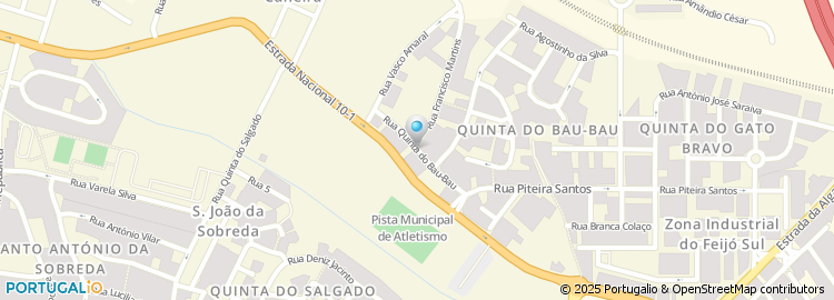 Mapa de Rua Quinta do Bau-Bau