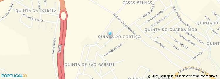 Mapa de Rua Quinta do Cortiço