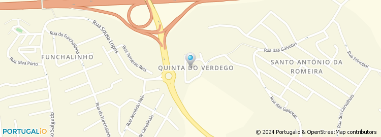 Mapa de Rua Quinta do Verdego