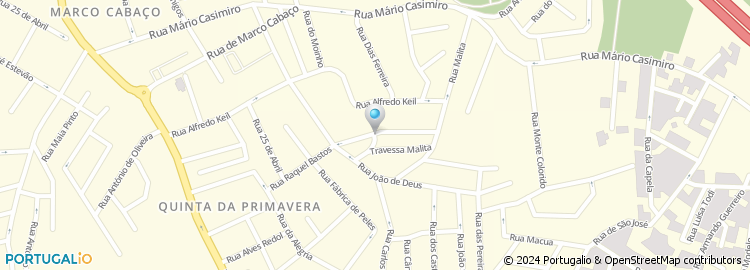Mapa de Rua Raúl Maria de Carvalho