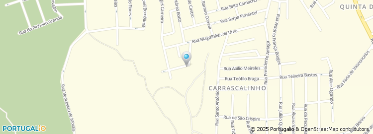 Mapa de Rua Rodrigues de Freitas