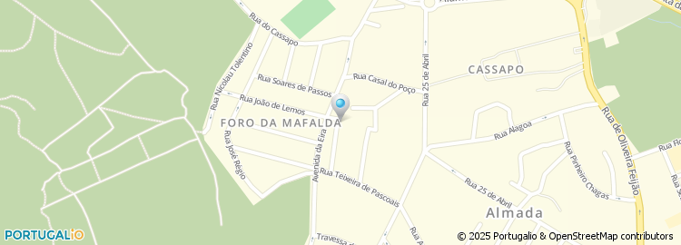 Mapa de Rua Rodrigues Lobo