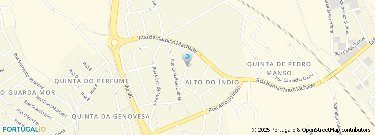 Mapa de Rua Sarmento de Beires