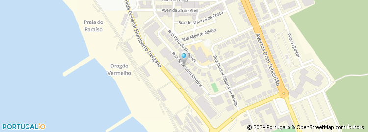 Mapa de Rua Serafim Martins