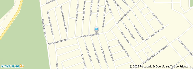 Mapa de Rua Soares dos Reis