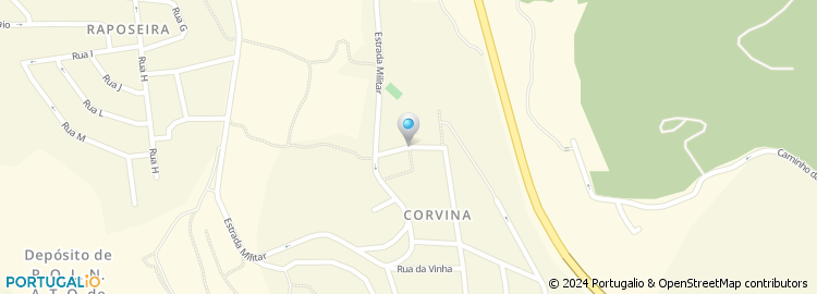 Mapa de Rua Sport Clube da Corvina