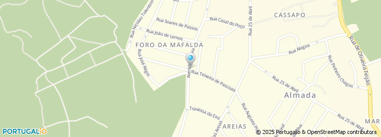 Mapa de Rua Teixeira de Pascoais