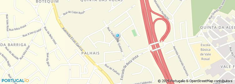Mapa de Rua Teixeira de Queiroz