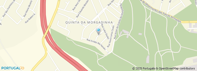 Mapa de Rua Teresa Gomes