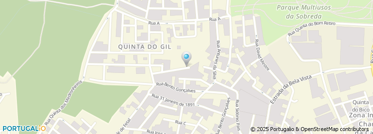 Mapa de Rua Virgílio Godinho