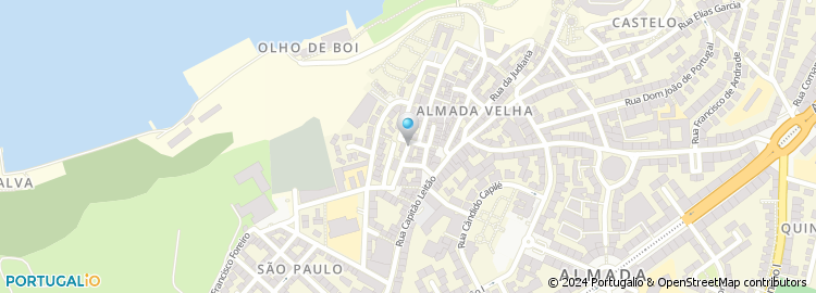 Mapa de Rua Visconde de Almeida Garrett