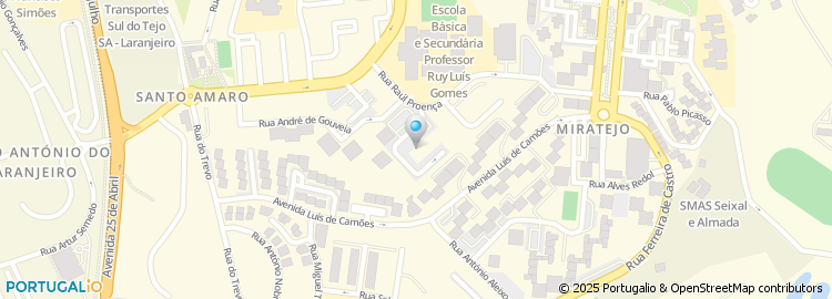 Mapa de Terreiro Amato Lusitano