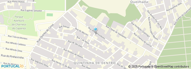 Mapa de Travessa 1º de Maio