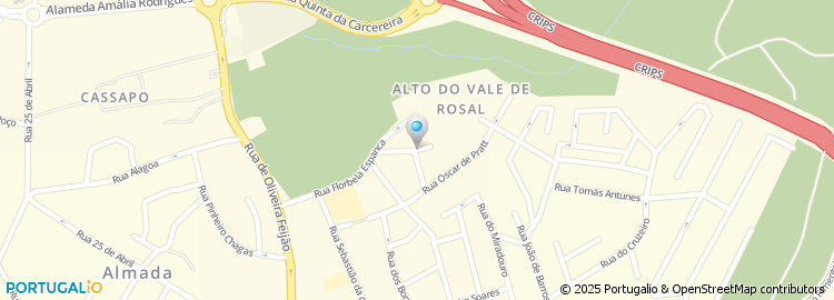 Mapa de Travessa Antónia Rodrigues