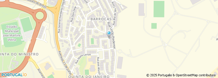 Mapa de Travessa António Sérgio
