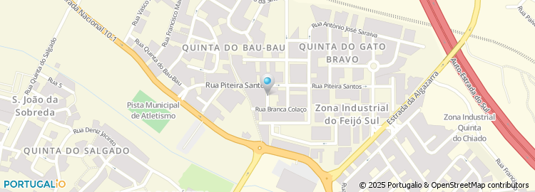 Mapa de Travessa Branca Colaço