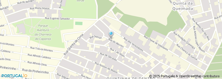 Mapa de Travessa do Alecrim