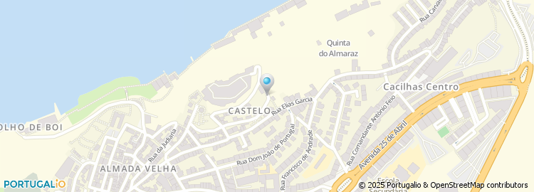 Mapa de Travessa do Castelo