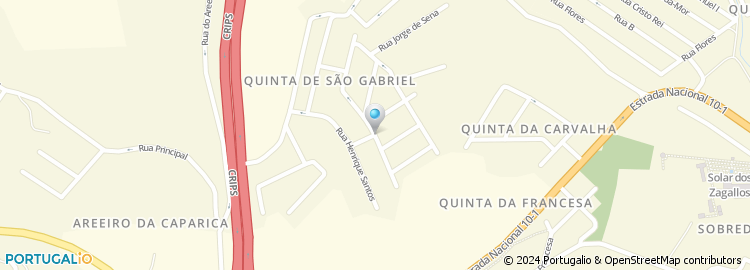 Mapa de Travessa Henrique Santos