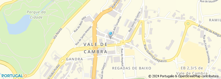 Mapa de Almeida & Valente, Lda
