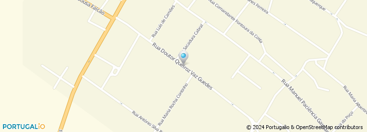 Mapa de Rua Doutor Queiroz Vaz Guedes