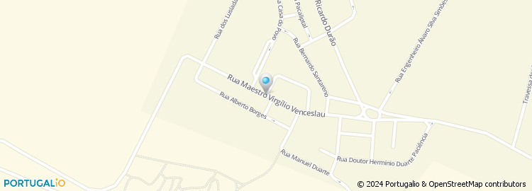Mapa de Rua Maestro Virgílio Fortunato Wenceslau