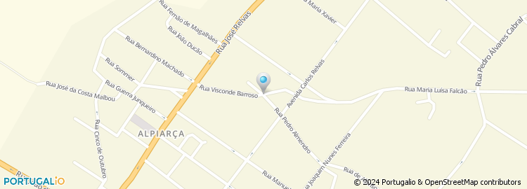 Mapa de Rua Visconde Barroso